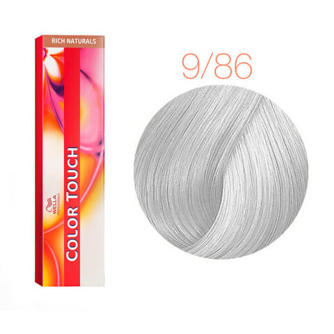 Wella Professional Color Touch Rich Naturals 9/86 (Очень светлый блонд жемчужно-фиолетовый) - Тонирующая краска для волос