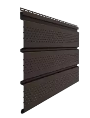 Софит с центральной перфорацией  DOCKE STANDART Шоколад 3000*305мм
