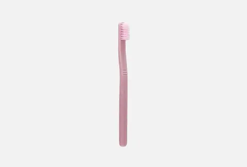 Антибактериальная зубная щётка с напылением из фтора Trimay Pink Fluorine Toothbrush