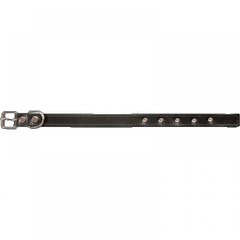 Зооник ошейник кожа на стропе 30 мм 32-46см*30мм