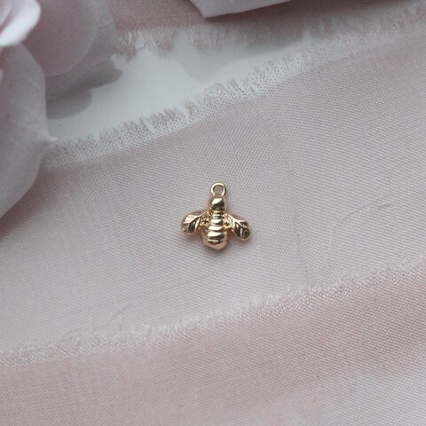 Подвеска Пчела 8 мм, позолота, П287