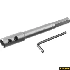 STAYER 300 мм, HEХ 12.5 мм, удлинитель для сверл левиса (2952-12-300)