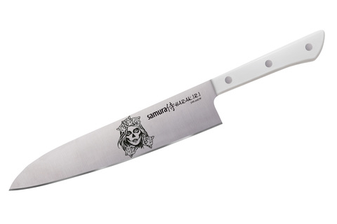 Нож Гранд-Шеф 24см Samura Harakiri SHR-0087W/K