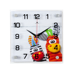 Часы настенные РУБИН  2525-999 "Забавные зверюшки"