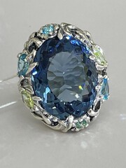Рококо (кольцо из серебра)