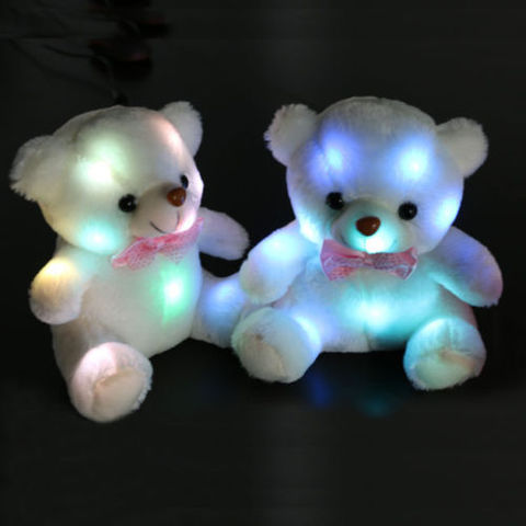 Teddy Bear 7 Colors Changing Light Up Plush