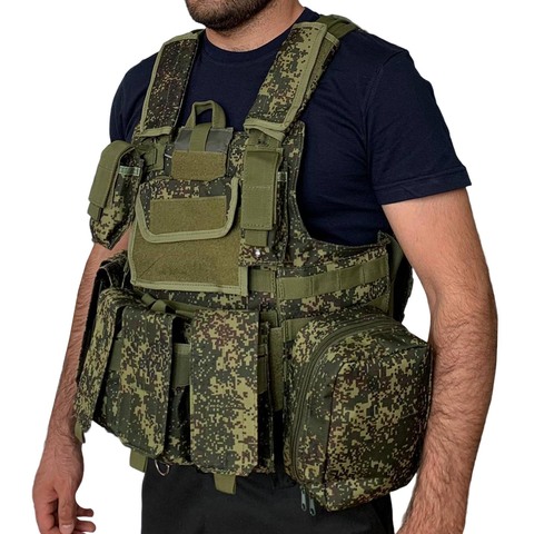 Жилет разгрузочный армейский (зеленая цифра)