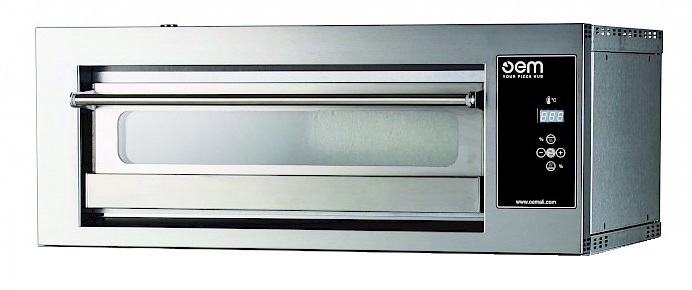 Печь для пиццы электрическая 1-камерная с подом 45*65 см OEM-ALI Pratico C46DG