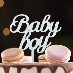 Топпер "Baby boy", светло голубой