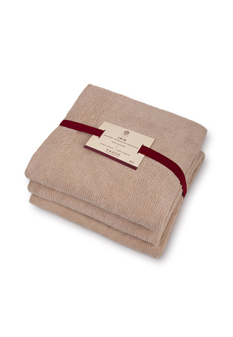 Покрывало махрово-вафельное 200x220 Luxberry Iris мокко