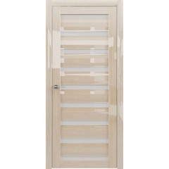 Купить Межкомнатная глянцевая дверь Сидней мокко стекло матовое