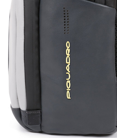 Рюкзак Piquadro Urban, серый/желтый, кожа натуральная (CA3214UB00/GRGR)