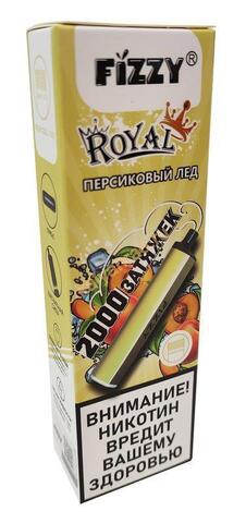 Fizzy Royal Персиковый Лед 2000 затяжек