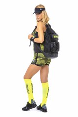 Топ теннисный Hydrogen Tech Camo Tank Top - camo fluo yellow/black