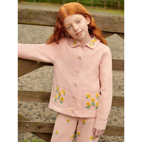 Джинсовая Куртка Stella McCartney Kids Sunflower Pink