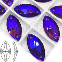 Стразы пришивные оптом купить Purple Velvet AB, Navette