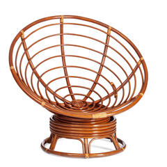 Кресло-качалка Папасан ( PAPASAN 23/01 W) без подушки , Pecan (орех)