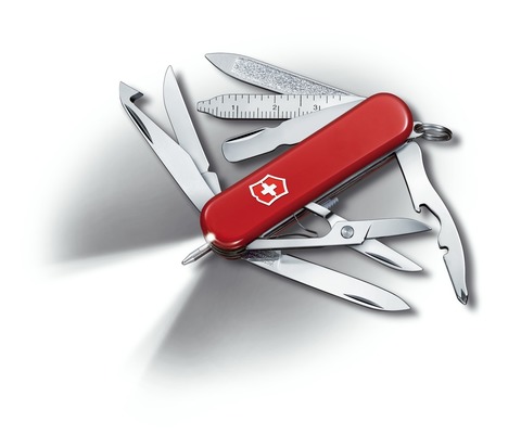 Нож-брелок Victorinox Midnite Mini Champ, 58 mm, 17 функций (0.6386)