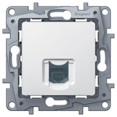 Etika Розетка RJ45 кат5Utp.белая 672241
