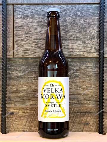 Velka Morava Svetle Czech Pilsner 0,5 л. светлое фильтр.