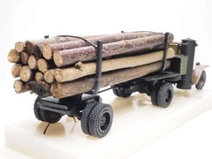 UralZIS-352L Timber trailer with wood khaki LOMO-AVM 1:43