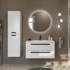 Cezares ECO-1200-2C-SO-GR-P Тумба под раковину подвесная с двумя выкатными ящиками 119,8х47,2х50