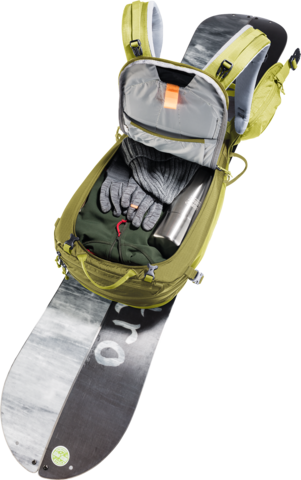 Картинка рюкзак для сноуборда Deuter Freerider 30 Sprout/Cactus - 16
