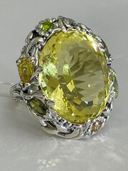 Рококо (кольцо из серебра)