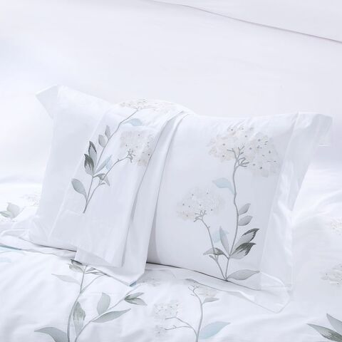 Постельное белье 2 спальное евро Asabella 2259-6 с вышивкой