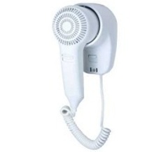 Фен настенный 1200 W ABS HOTEL LINE 02055.W белый
