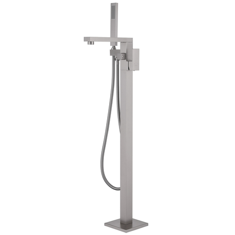Abber AF8215SP Смеситель Abber Daheim AF8215SP напольный для ванны с душем, сатин