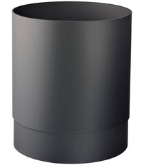 Ведро для мусора без крышки 13 л. ABS BLACK 14028.N чёрный