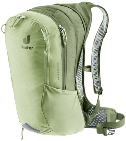 Картинка рюкзак велосипедный Deuter Race Air 14+3 Mineral/Grove - 8