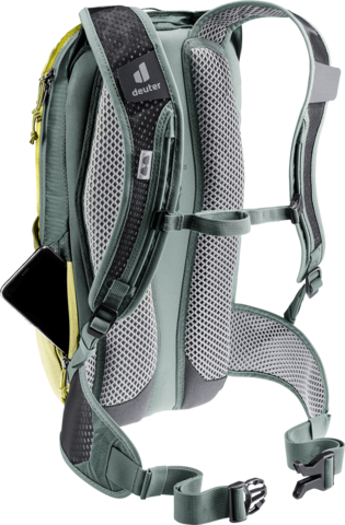 Картинка рюкзак велосипедный Deuter Race 8 Sprout/Ivy - 8