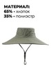 Картинка шляпа Skully Wear extra wide Brim army - 9