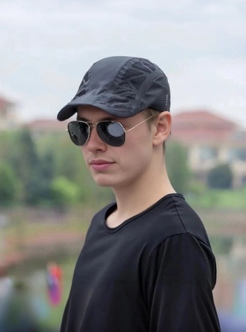 Картинка кепка Skully Wear BQM-850 black - 10
