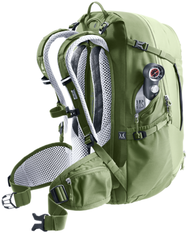 Картинка рюкзак велосипедный Deuter Trans Alpine 28 SL Mineral/Grove - 4