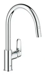 Сместель для мойки GROHE BauFlow однорычажный 1/2″, DN 15, хром (30549000)