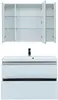 Aquanet 242526 Тумба с раковиной Гласс 100 цв.белый (242526)