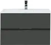 Aquanet 242610 Тумба с раковиной Алвита 80 цв.серый антрацит (242610)