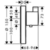 Термостат встраиваемый на 1 потребителя Hansgrohe ShowerSelect S Highflow 15742000