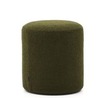 Пуф Kaeli Ø43х44 см со съемным чехлом из зеленого букле