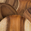 Тарелка деревянная, поднос, 18 см
