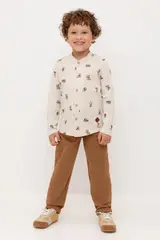 брюки  для мальчика  КР 400750/пряная корица к544