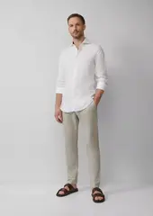 Классическая льняная рубашка s.Oliver Black Label