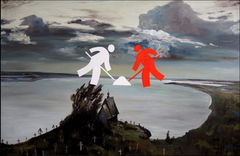 «Глубоко в России» 90х130 см (холст, масло)