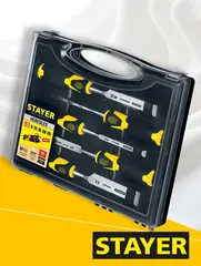 STAYER Hercules, 5 предм., набор стамесок-долот, Professional (18205-H5)