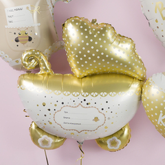 К Фигура, Коляска для малыша, Ванильное золото, 35''/89 см, 1 шт. (В упаковке)