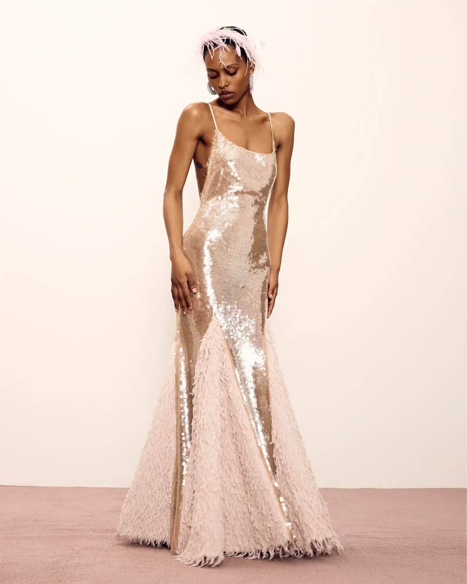 Боди-платье BOA Pink