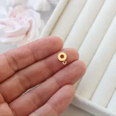 Бейл, держатель для кулона, 7*2,5 мм, позолота, Б024